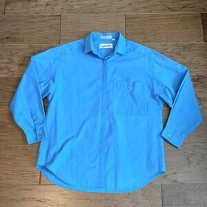 Blue diane von furstenburg blouse